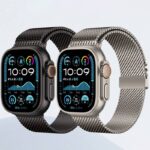 Apple watch交換用バンド ミラネーゼループバンドApple watch 42/44/45/49mm メッシュメタル製バンド 替えベルト