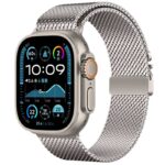 Apple watch交換用バンド ミラネーゼループバンドApple watch 42/44/45/49mm メッシュメタル製バンド 替えベルト