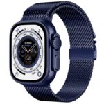 Apple watch交換用バンド ミラネーゼループバンドApple watch 42/44/45/49mm メッシュメタル製バンド 替えベルト