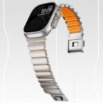 42/44/45/49mm 高級 チタン製 交換用バンド アップルウォッチ バンド Apple watch series8 /7/ 6/ 5 腕時計バンド