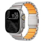 42/44/45/49mm 高級 チタン製 交換用バンド アップルウォッチ バンド Apple watch series8 /7/ 6/ 5 腕時計バンド