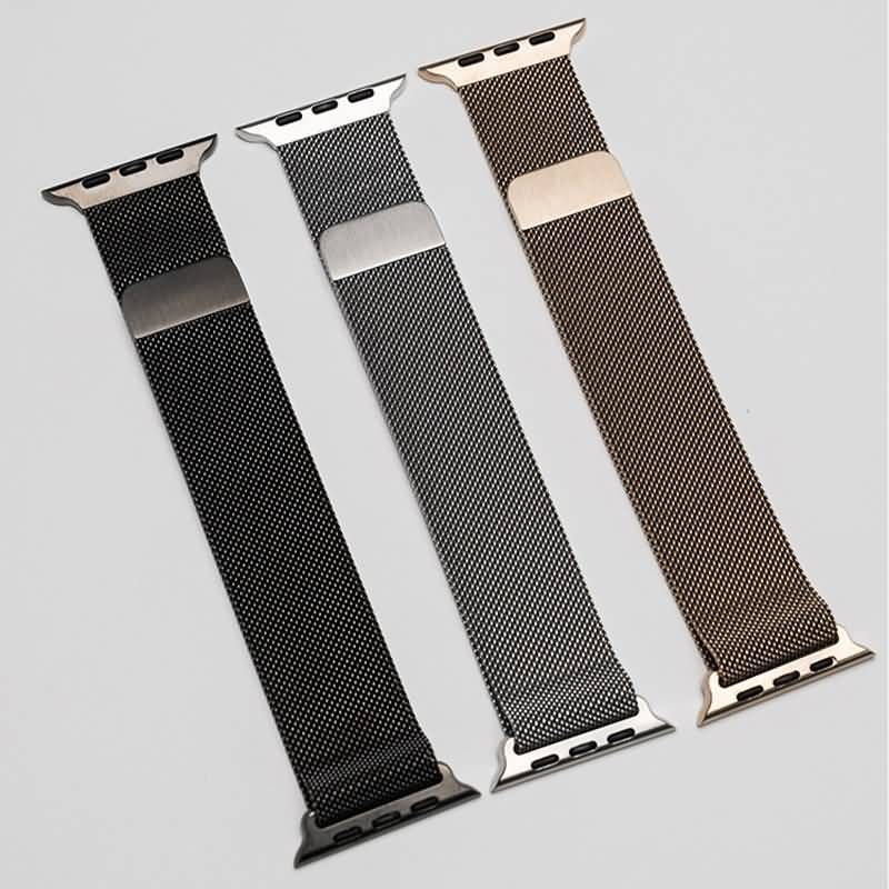 AC09282025010-02 Apple watch交換用バンド 磁気吸着式 ミラネーゼループバンド