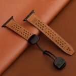 アップルウォッチ バンド 本革製 ベルト マグネット式 アップルウォッチ バンド ベルト
