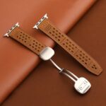 アップルウォッチ バンド 本革製 ベルト マグネット式 アップルウォッチ バンド ベルト