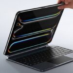 iPad11 2025 用ワイヤレス bluetooth キーボード アルミ合金バックライト搭載 タッチパッド DUX DUCIS マジックキーボード