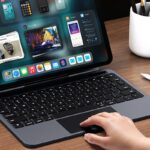 iPad11 2025 用ワイヤレス bluetooth キーボード アルミ合金バックライト搭載 タッチパッド DUX DUCIS マジックキーボード