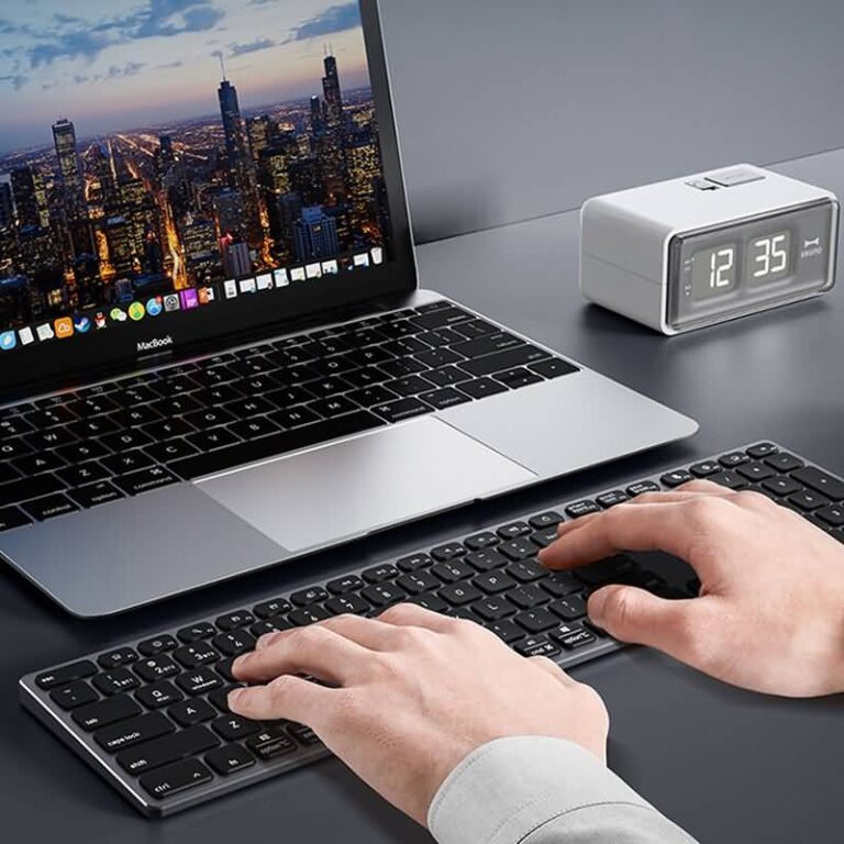 静音•薄型 ワイヤレスキーボード ワイヤレスキーボード コンパクト DUX DUCIS 充電式 キーボード