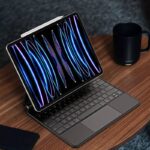 iPad Pro 13 2024 用ワイヤレス bluetooth キーボード タッチパッド DUX DUCIS マジックキーボード 磁力吸着 カバー