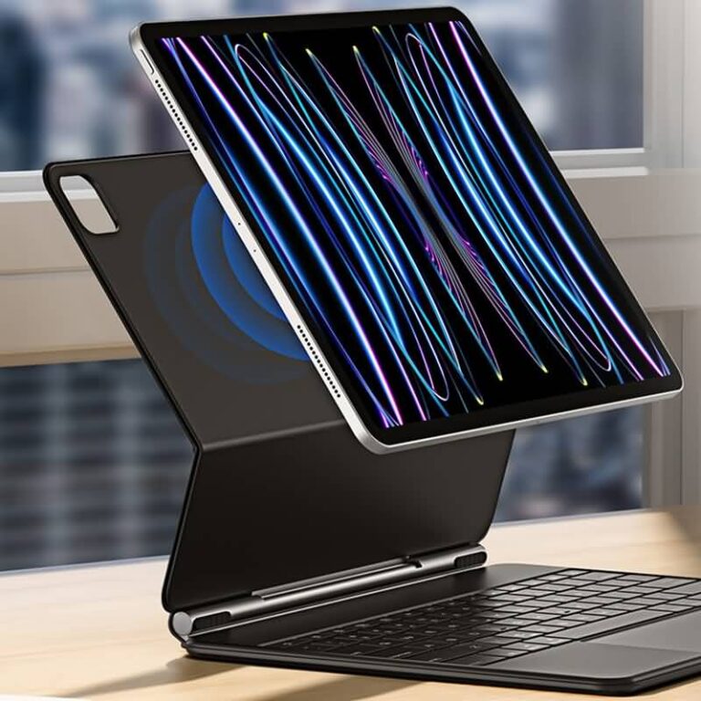 iPad Pro 13 2024 用ワイヤレス bluetooth キーボード タッチパッド DUX DUCIS マジックキーボード 磁力吸着 カバー