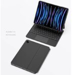 iPad Pro 13 2024 用ワイヤレス bluetooth キーボード タッチパッド DUX DUCIS マジックキーボード 磁力吸着 カバー