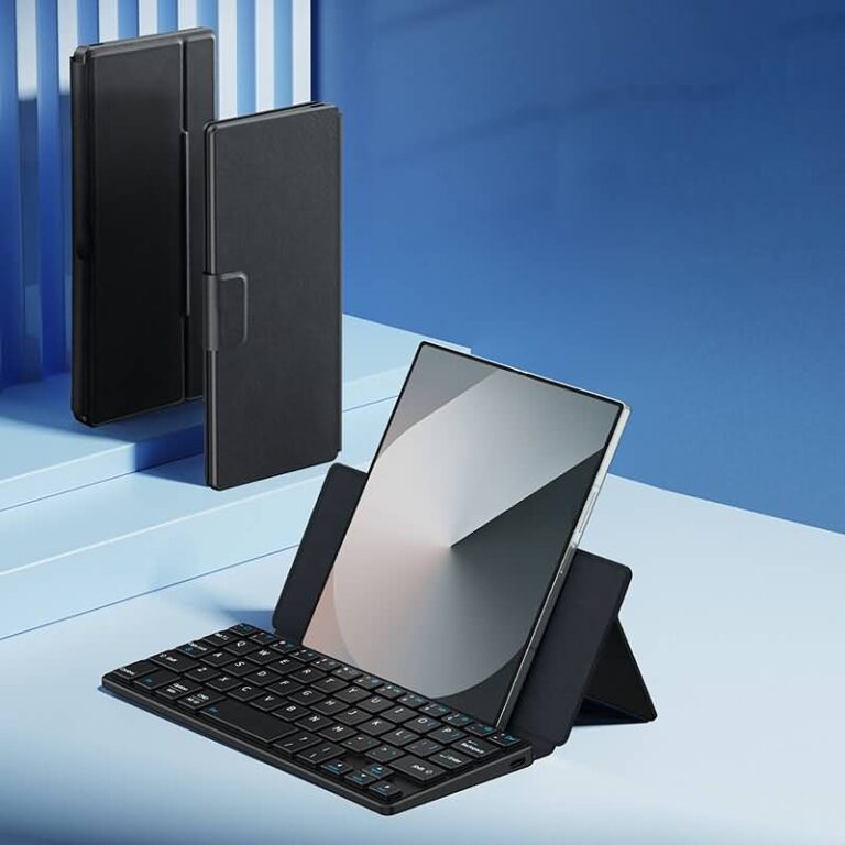 Bluetooth ワイヤレスキーボード 折りたたみ式Bluetoothキーボード DUX DUCIS Bluetooth 5.0 キーボード 2台同時接続 キーボード