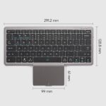 Bluetooth ワイヤレスキーボード 折りたたみ式Bluetoothキーボード DUX DUCIS Bluetooth 5.0 キーボード