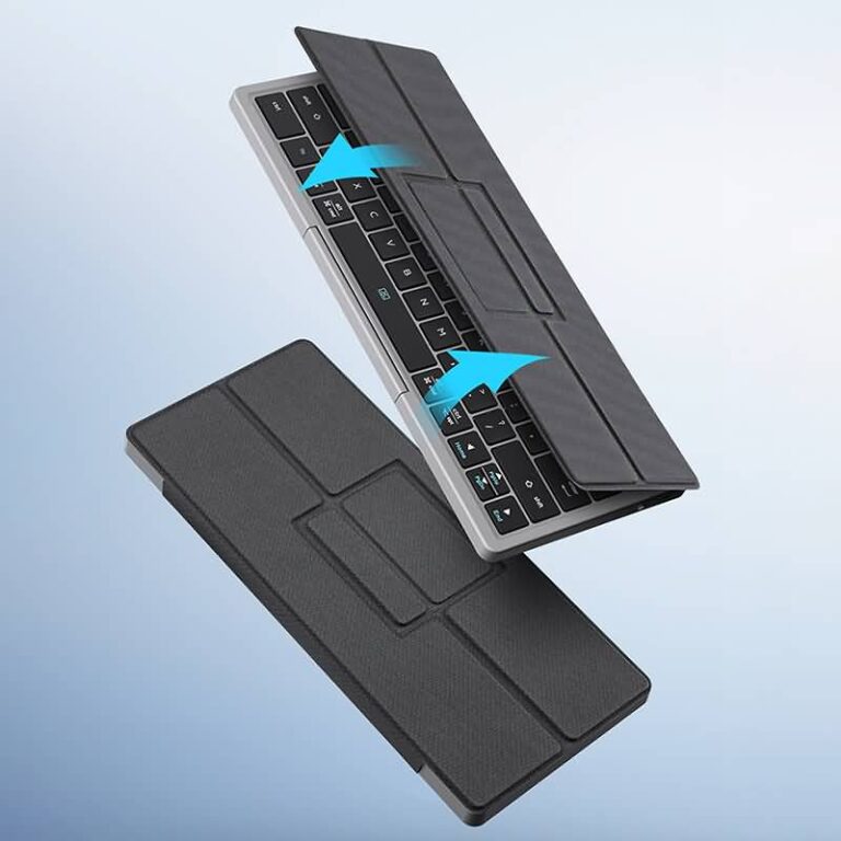 Bluetooth ワイヤレスキーボード 折りたたみ式Bluetoothキーボード DUX DUCIS Bluetooth 5.0 キーボード