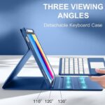 iPad 10.2インチ Bluetooth キーボード 手帳型ケース ワイヤレスキーボード ペン収納
