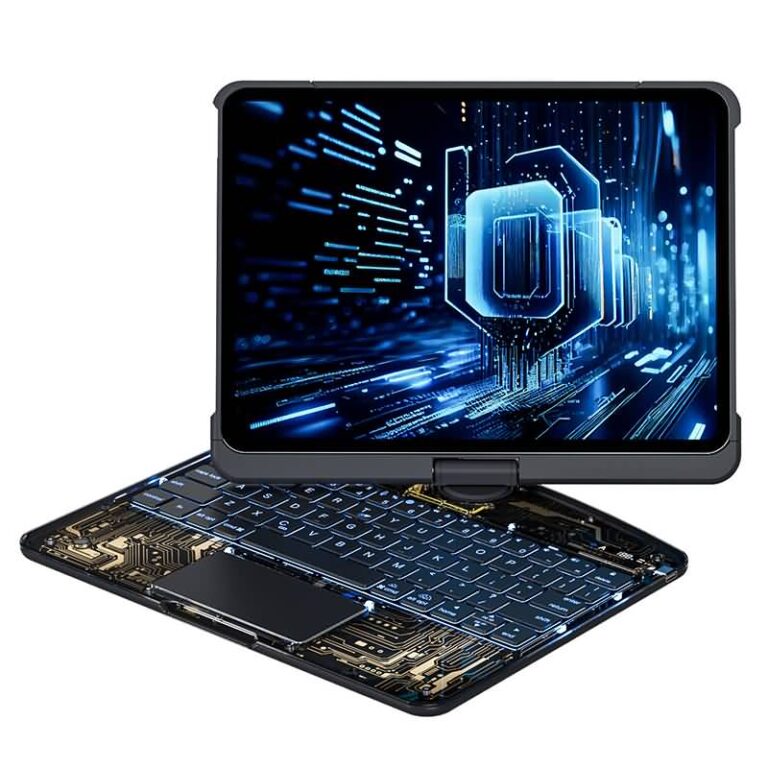 iPad 11inch 2025 キーボード マジックキーボード 360°回転トケース ラックパッド付きキーボード