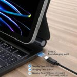 iPad Air7(M3) 13inch 2025 用ワイヤレス bluetooth キーボード タッチパッド マジックキーボード 磁力吸着 カバー 磁気吸着 タッチパネル搭載 マルチタッチ iPad Air7(M3) 11寸 2025 Bluetoothキーボード