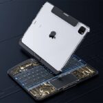 iPad mini6/7 8.3inch キーボード マジックキーボード 360°回転トケース ラックパッド付きキーボード