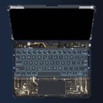iPad mini6/7 8.3inch キーボード マジックキーボード 360°回転トケース ラックパッド付きキーボード iPad Pro 13inch 2024 マジックキーボード
