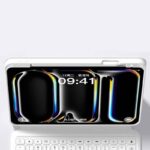 ipad pro 13 inch 2024 用ワイヤレス bluetooth キーボード タッチパッド マジックキーボード 磁気吸着式分体設計カバー 磁気吸着 タッチパネル搭載 マルチタッチ iPad
