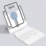 ipad pro 13 inch 2024 用ワイヤレス bluetooth キーボード タッチパッド マジックキーボード 磁気吸着式分体設計カバー 磁気吸着 タッチパネル搭載 マルチタッチ iPad