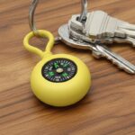 AirTag シリコン ケース キーリング 羅針盤付き AirTag 保護ケース ・猫迷子対策 エアタグ 保護カバー