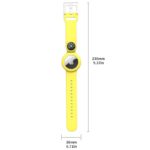 腕時計型 AirTag ケース シリコン 羅針盤付き AirTag 保護ケース Apple AirTag対応 シリコン製 リストバンド