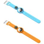 腕時計型 AirTag ケース シリコン 羅針盤付き AirTag 保護ケース Apple AirTag対応 シリコン製 リストバンド