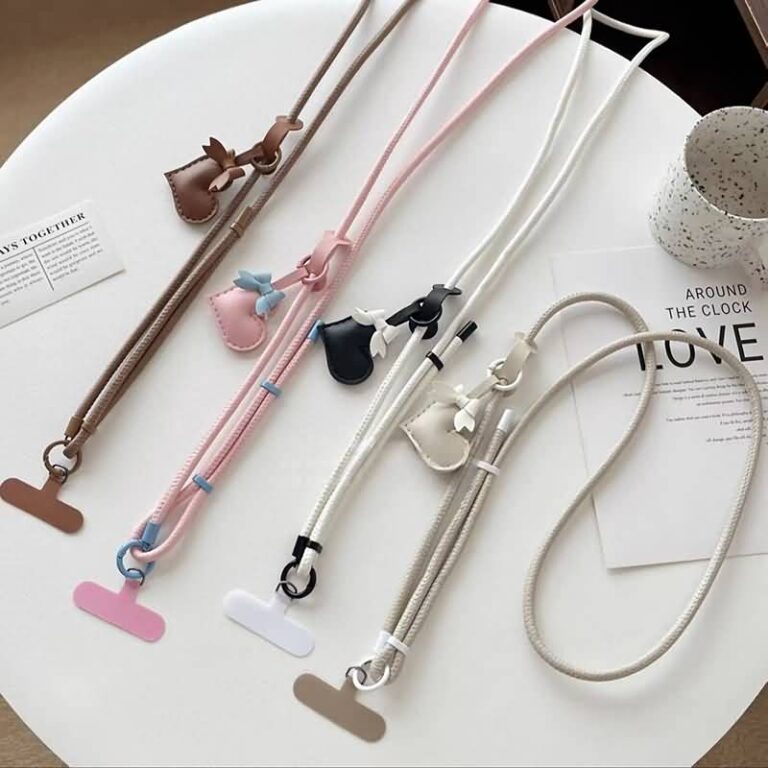 首掛けストラップ スマホストラップ 吊り下げ スマホ全機種対応 ネックストラップ 落下防止 スマホアクセサリ-