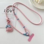 首掛けストラップ スマホストラップ 吊り下げ スマホ全機種対応 ネックストラップ 落下防止 スマホアクセサリ-