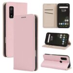Fujitsu らくらくスマートフォン a/Lite/RakuRaku/A401FC/MR01 合成革ケース Fujitsu 手帳型ケース