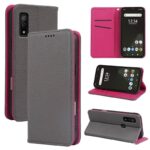 Fujitsu らくらくスマートフォン a/Lite/RakuRaku/A401FC/MR01 合成革ケース Fujitsu 手帳型ケース