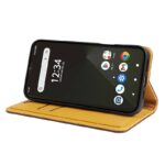 Fujitsu らくらくスマートフォン a/Lite/RakuRaku/A401FC/MR01 合成革ケース Fujitsu 手帳型ケース