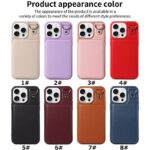 iPhone 17 背面型ケース iPhone 16e対応 背面型ケース iPhone16 PUレザー ケース スマホケース