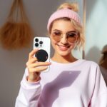 スマホグリップ Magsafe 対応 グリップホルダー 超強力磁石搭載 落下防止