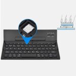 折りたたみ式Bluetoothキーボード CL-888 折りたたみ式 Bluetooth V3.0 キーボード 内蔵ホルダー付き