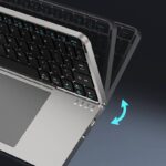 Bluetooth ワイヤレスキーボード 折りたたみ式Bluetoothキーボード DUX DUCIS 磁気吸着式分体設計 Bluetooth 5.0 キーボード type-c充電