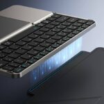 Bluetooth ワイヤレスキーボード 折りたたみ式Bluetoothキーボード DUX DUCIS 磁気吸着式分体設計 Bluetooth 5.0 キーボード type-c充電