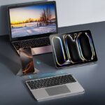 Bluetooth ワイヤレスキーボード 折りたたみ式Bluetoothキーボード DUX DUCIS 磁気吸着式分体設計 Bluetooth 5.0 キーボード type-c充電