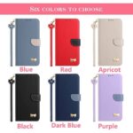Fujitsu らくらくスマートフォン a/Lite/RakuRaku/A401FC/MR01 合成革ケース  ハンドストラップ付き Fujitsu  手帳型ケース Fujitsu  PUレザー ケース スマホケース  全6色 SKU:AC10102025015 - Image 21