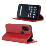 Fujitsu らくらくスマートフォン a/Lite/RakuRaku/A401FC/MR01 合成革ケース Fujitsu 手帳型ケース