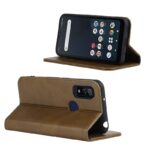 Fujitsu らくらくスマートフォン a/Lite/RakuRaku/A401FC/MR01 合成革ケース Fujitsu 手帳型ケース