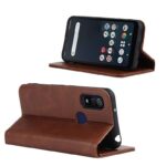 Fujitsu らくらくスマートフォン a/Lite/RakuRaku/A401FC/MR01 合成革ケース Fujitsu 手帳型ケース