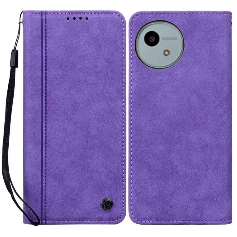 Fujitsu らくらくスマートフォン a/Lite/RakuRaku/A401FC/MR01 合成革ケース