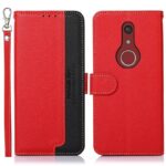 Fujitsu らくらくスマートフォン a/Lite/RakuRaku/A401FC/MR01 合成革ケース Fujitsu 手帳型ケース Fujitsu PUレザー ケース