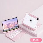 iPad mini6/7 8.3inch キーボード マジックキーボード ipad キーボード 360°回転トケース ラックパッド付きキーボード iPad Pro 13inch 2024 マジックキーボード