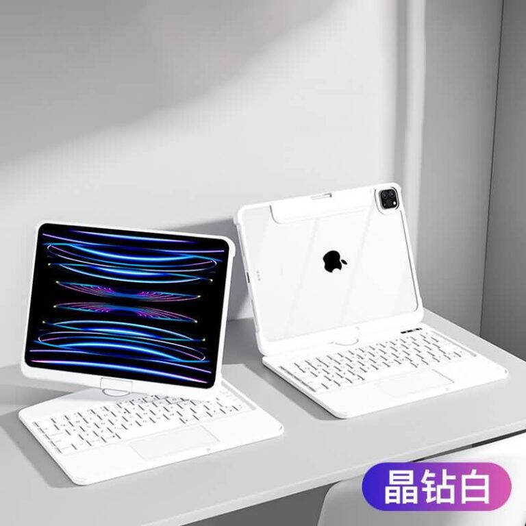 iPad mini6/7 8.3inch キーボード マジックキーボード ipad キーボード 360°回転トケース ラックパッド付きキーボード iPad Pro 13inch 2024 マジックキーボード