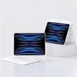 iPad mini6/7 8.3inch キーボード マジックキーボード ipad キーボード 360°回転トケース ラックパッド付きキーボード iPad Pro 13inch 2024 マジックキーボード