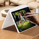 iPad mini6/7 8.3inch キーボード マジックキーボード ipad キーボード 360°回転トケース ラックパッド付きキーボード iPad Pro 13inch 2024 マジックキーボード