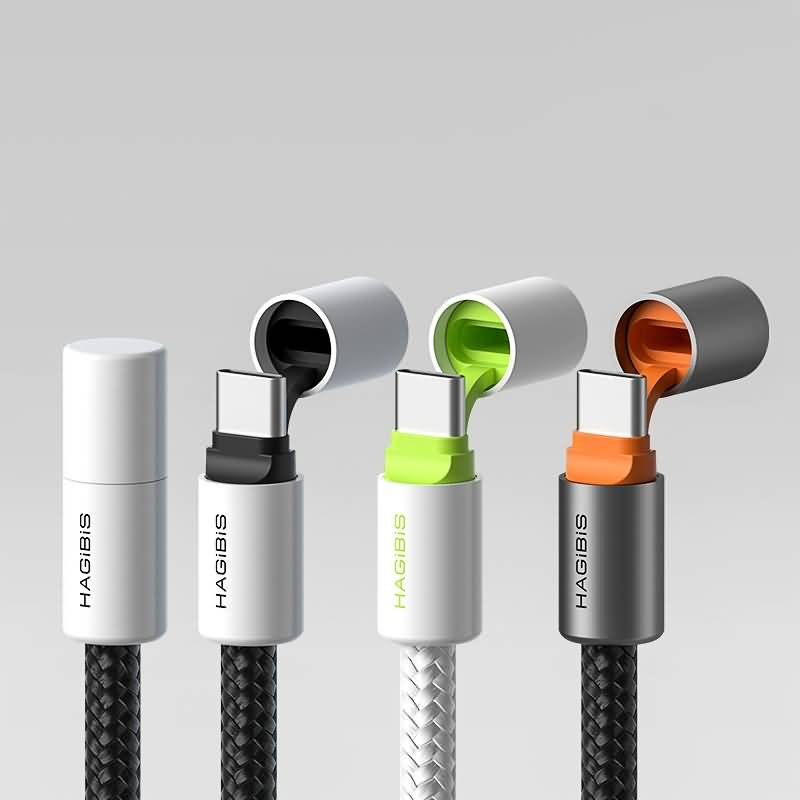 Hagibis 240W タイプC USB-C to USB C ケーブル PD3.1対応 急速充電 防塵保護 240W 充電ケーブル 1.2m/2.0m ナイロン素材