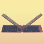 二つ 折りたたみ式Bluetoothキーボード DF013T 折りたたみ式 ミニタッチキーボード